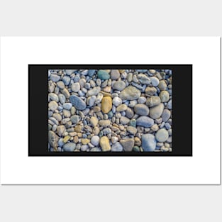 Background Of Smooth River Stones Posters and Art